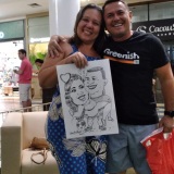 Caricatura ao vivo