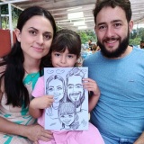 Animação de festa e eventos Caricaturas ao vivo