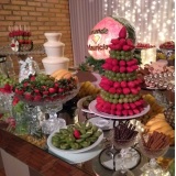 fonte de chocolate para eventos sociais/corpo.