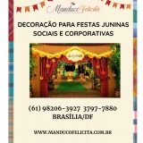 Decoração e buffet para festas e eventos juninos e