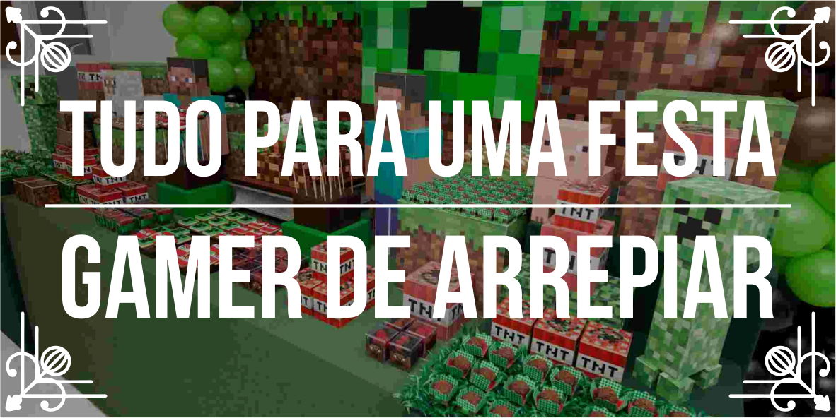 Temas de festa incríveis: gamer