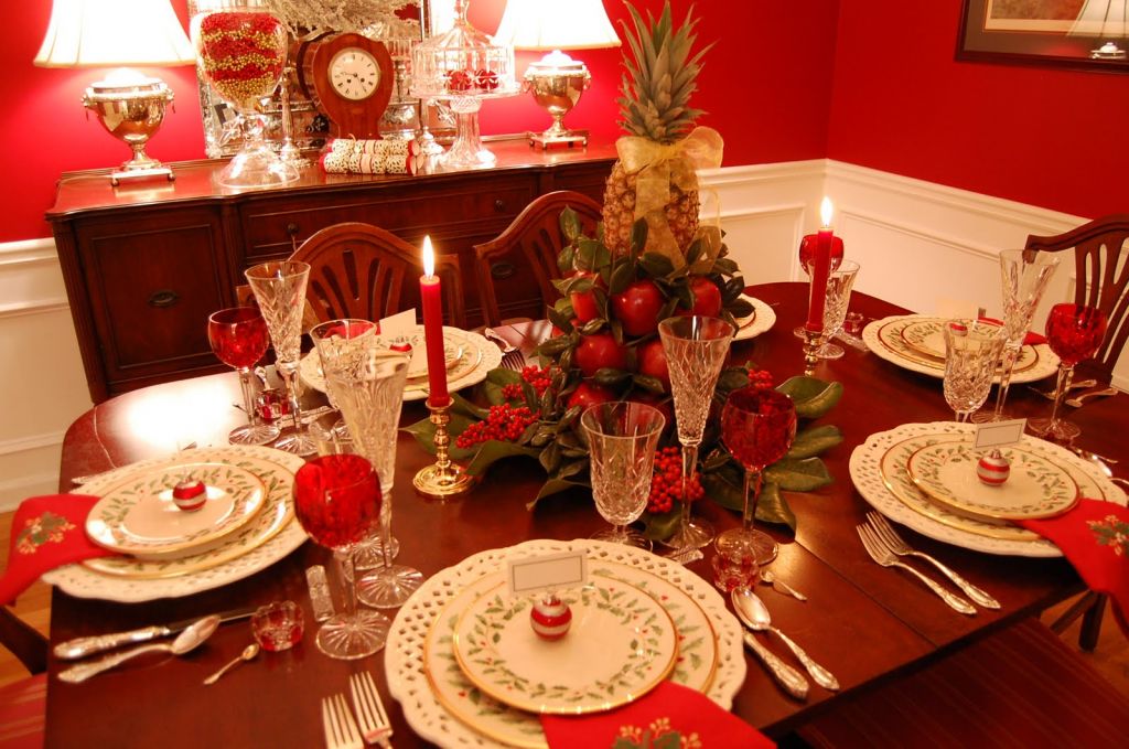 Ideias para decora&ccedil;&atilde;o de mesa de Natal
