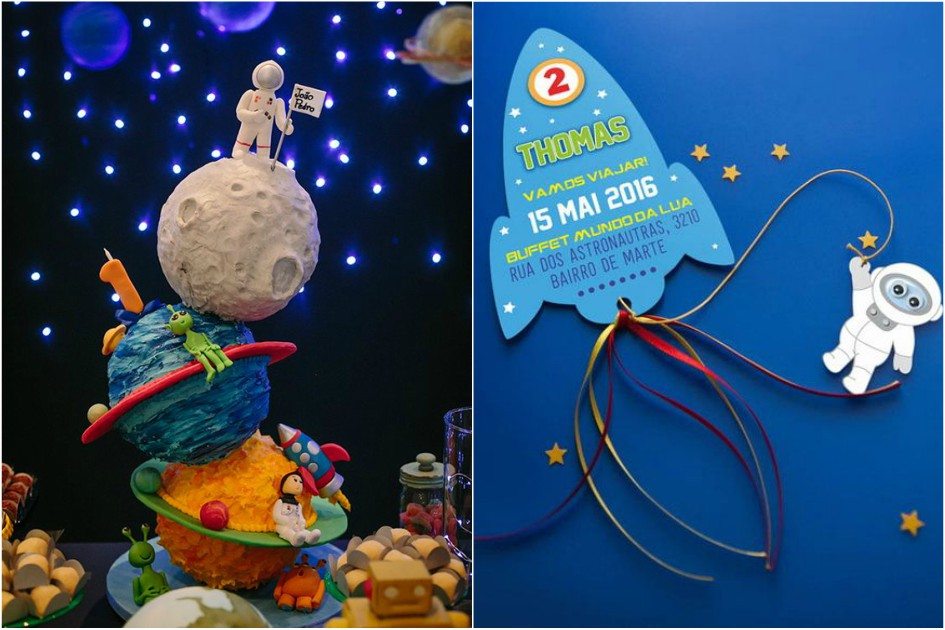 Temas de festas incr&iacute;veis: anivers&aacute;rio no espa&ccedil;o