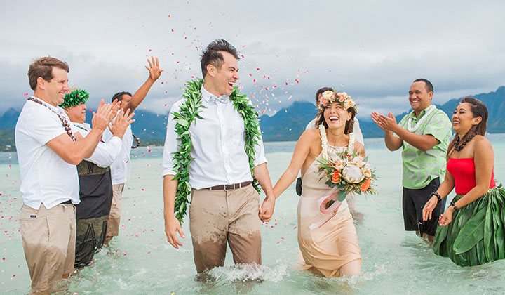 Ideias para eventos: casamento na &aacute;gua