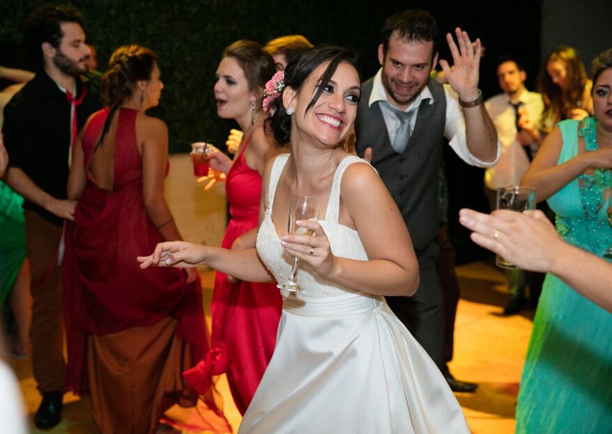 Ideias para cerim&ocirc;nia: casamento balada