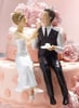 Topo de bolo de <b>Casamento</b>: miniaturas que são a sua cara