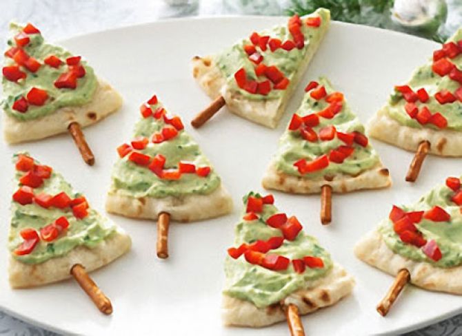 pizza-arvore-natal Mini Pizzas de Natal