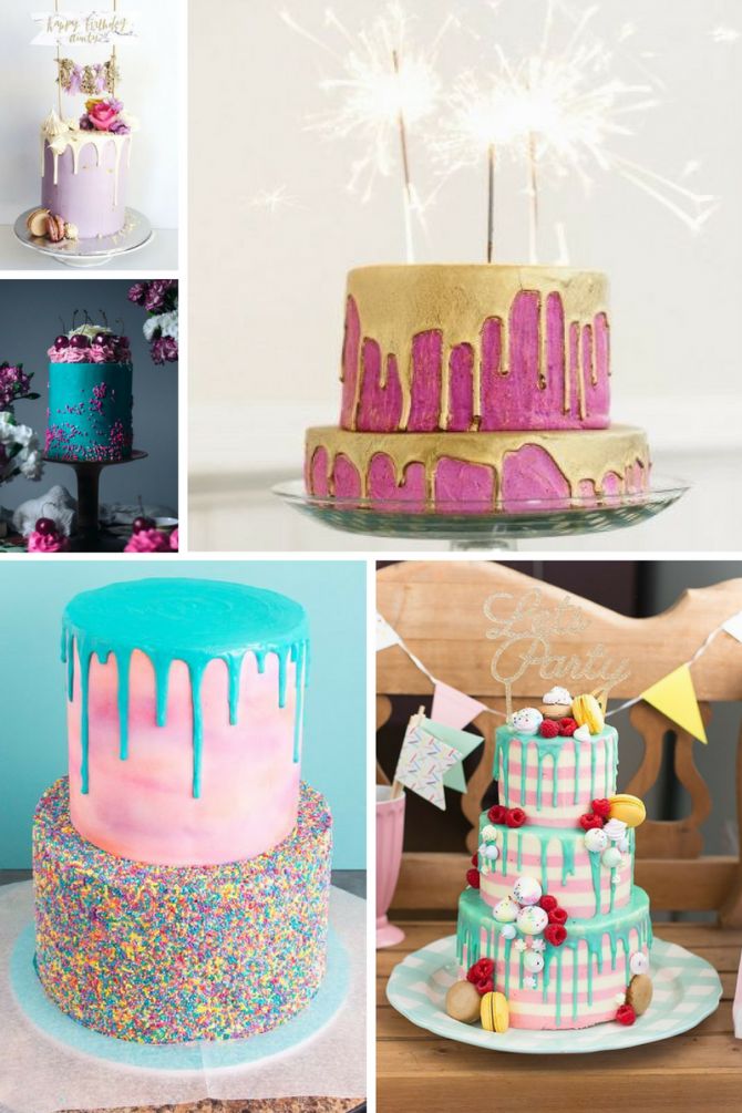 dripcake-15-anos Dripping cake para festa de 15 anos