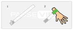 Como utilizar pulseiras de lacre adesivo