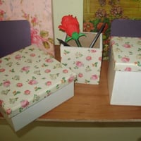 Caixas MDF decoupage