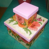 Caixas MDF decoupage