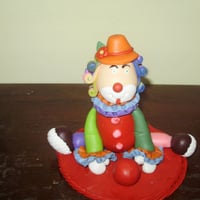 Biscuit-Topo de bolo infantil: o palhaço