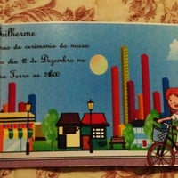 Convite personalizado paisagem aberto