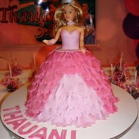 Bolo Boneca Princesa