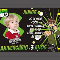 Convite de Aniversário Personalizado 2