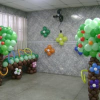 Arvore com jardim
