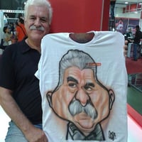 Caricaturas ao vivo em camisetas para festas eventos, casamentos, e aniversários.