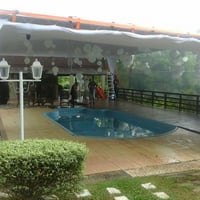 Tenda com decoração