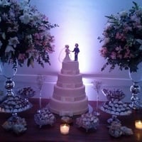 Mesa de bolo Wedding