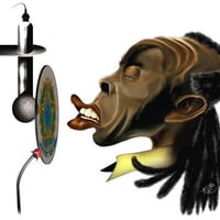 Caricatura de Gilberto Gil