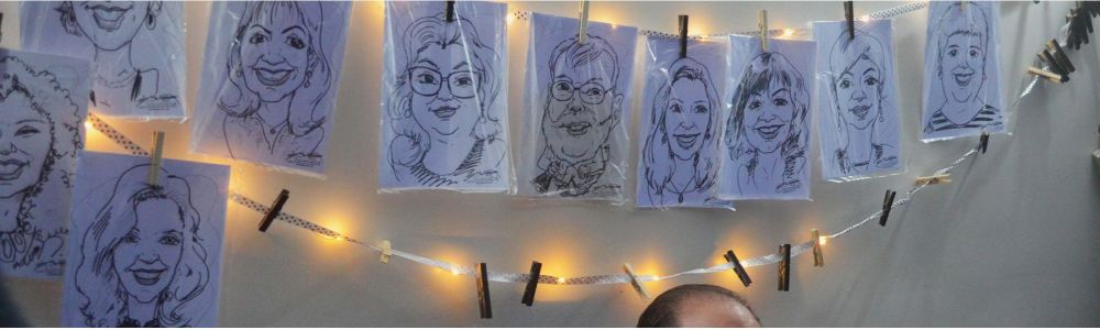 Caricaturista na sua festa