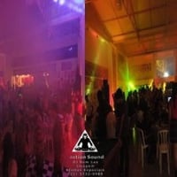 Iluminação de pista de danca