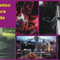 Equipamentos de som e luz para eventos