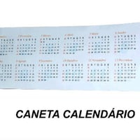 caneta calendário