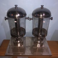 Suqueira refrigerada com gelo Simples e Dupla, 9 litros. Utilizadas para sucos, coqueteis, agua sabo