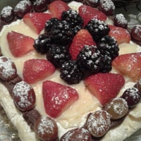 Torta de massa folhada e frutas vermelhas - Refrescante e deliciosa...