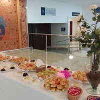 Coffe break para professores e funcionários do Colégio Santa maria no retorno das férias.