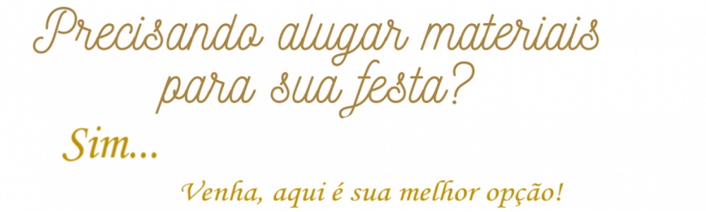 Aluguel de Materiais para Festas - AeS Locações