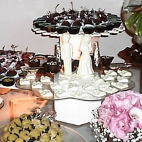 detalhe mesa de chocolates
