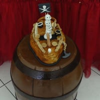 Bolo Piratas do Caribe