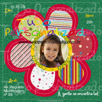 Convite - Flor