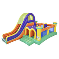 MULTIPLAY AVENTURA - 3 EM 1 - pula-pula com joão bobo, escalada e tobogã