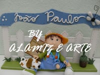 enfeite para porta de quarto de meninos