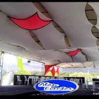 DECORAÇÃO COM MALHAS TENSIONADAS