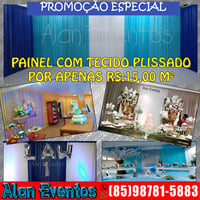 DECORAÇÃO COM TECIDO PLISSADO
