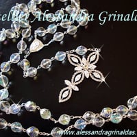 Terços de cristal ou pérolas