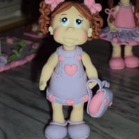 Boneca de Biscuit para lembrancinhas