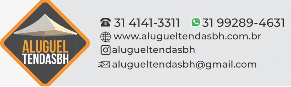 Aluguel de tendas em BH