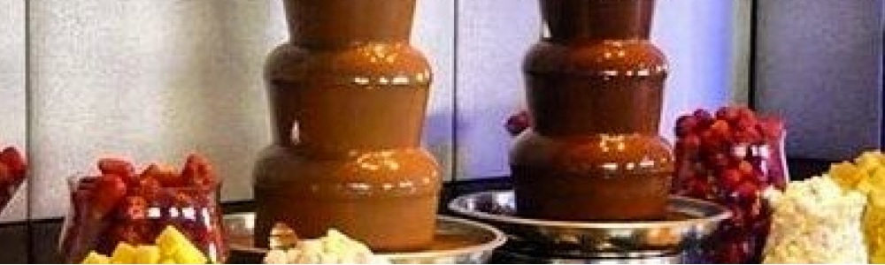 Lindas Cascatas de Chocolate em seu Evento