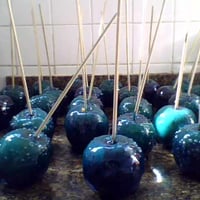 Maçãs do amor azul!!