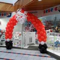 Arco de Papai Noel em Baloes