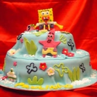 Bolo infantil (Bob Esponja)