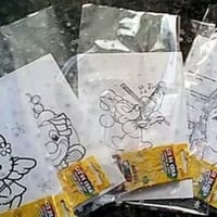 KIT PINTURA, COM 5 DESENHO NO TEMA E UMA CAPA EM FOTO EM DESENHO E GIZ DE CERA