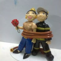 noivos bombeiro