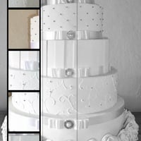 bolo fake de casamento.