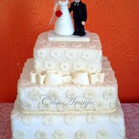 Bolo Decorado Casamento